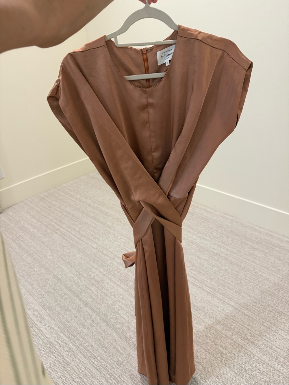 böhme champagne Brown Dress - Size S - Picture 4 of 7